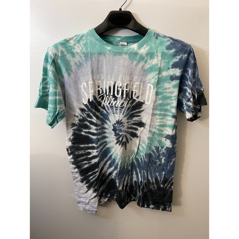 Tipsy Land of Lincoln Unisex Tie-Dye Shirt Size L